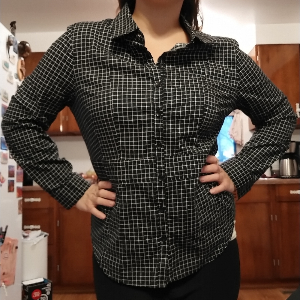 EUC Attention blouse size large